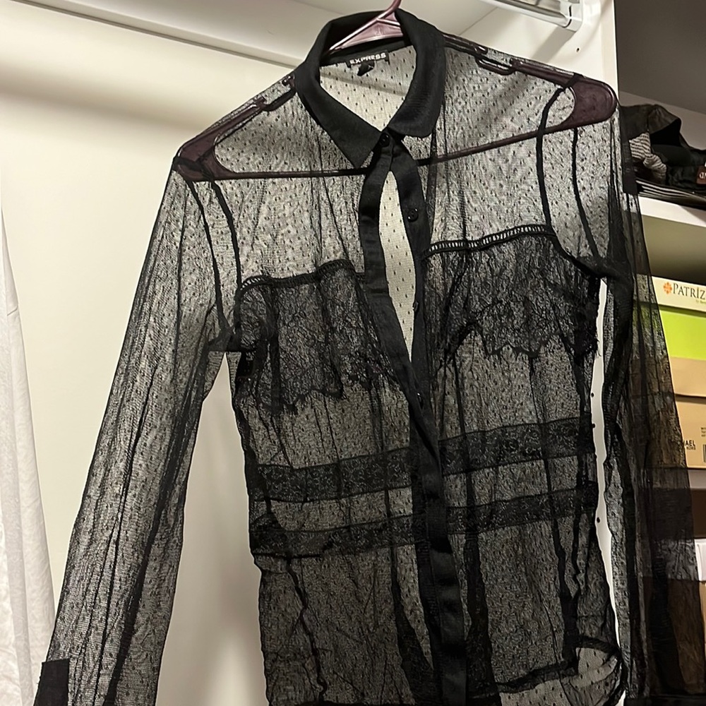 Sheer blouse